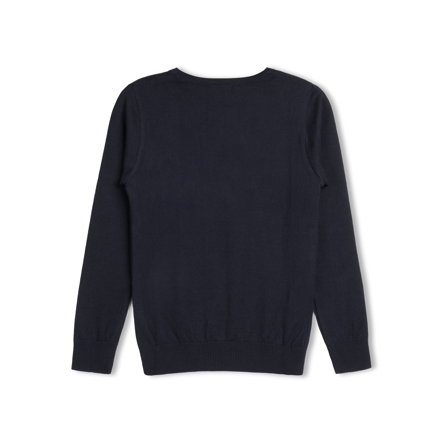 Navy Uniform Plus V Neck Sweater