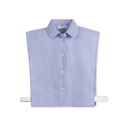 Light Blue Chambray Oxford Dickie - Round Collar