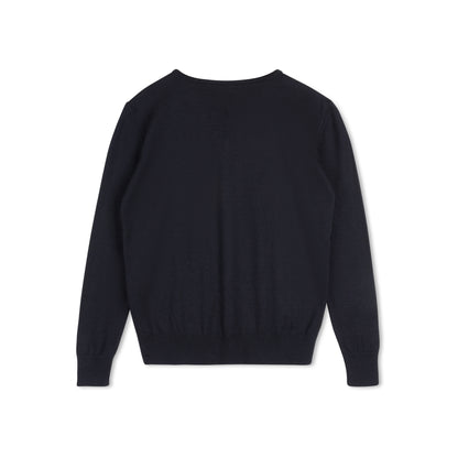 Button Sweater - Navy