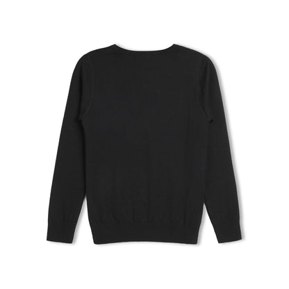 Crew Neck Sweater - Black