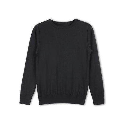 Crew Neck Sweater - Black