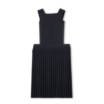 Navy Jumper - Narrow Pleat