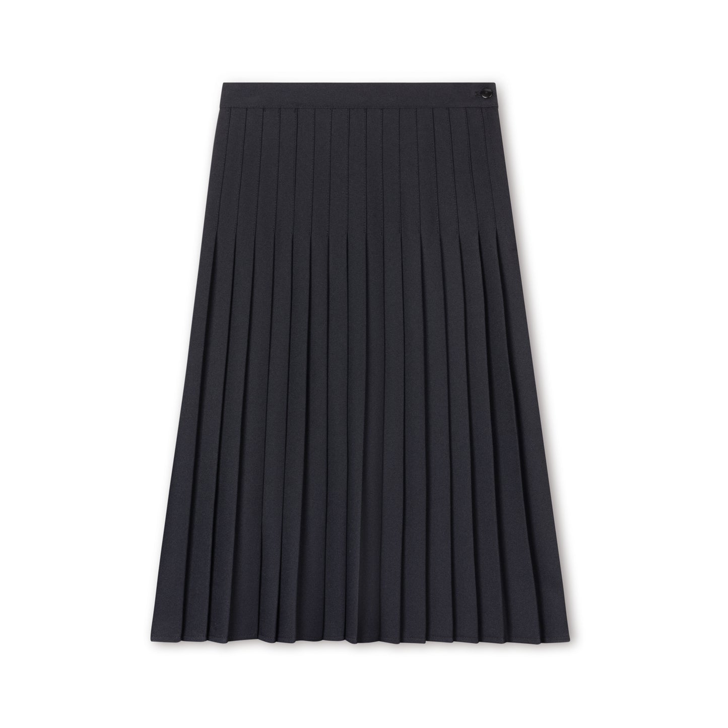 Navy Permanent Pleated Skirt - Narrow Pleats