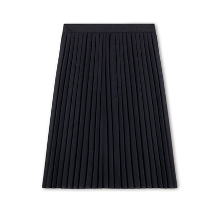 Navy Permanent Pleat Skirt - Tiny Pleats