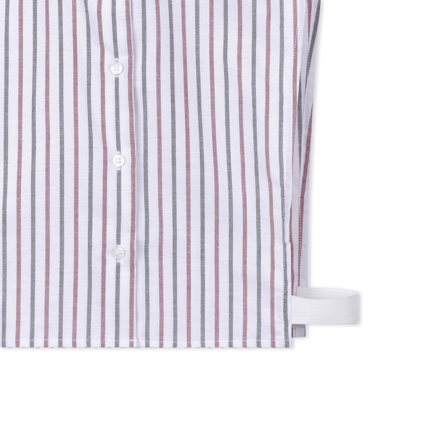 Wine Multi Striped Oxford Dickie